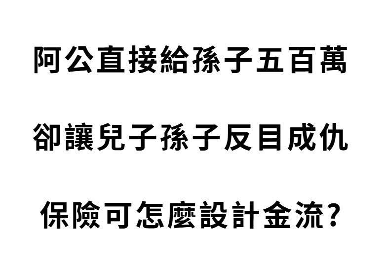 保險金流議題文字卡